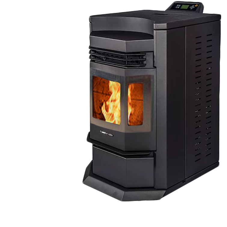 ComfortBilt Pellet Stoves 2800 Square Feet Direct Vent Freestanding